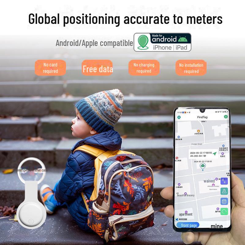 Универсальный GPS Bluetooth-трекер: Мультиплатформенное устройство для поиска потерянных домашних животных и пожилых людей