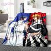 Anime BLEACH Thousand-Year Blood War Blanket Soft Flannel Throw Blanket for Home Bedroom Sofa Travel Office Rest Cover Blanket
