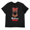 Cool Malinois Dog Mom T-Shirt Plain Animal Prinfor Boys Sports Fans Mens Clothing