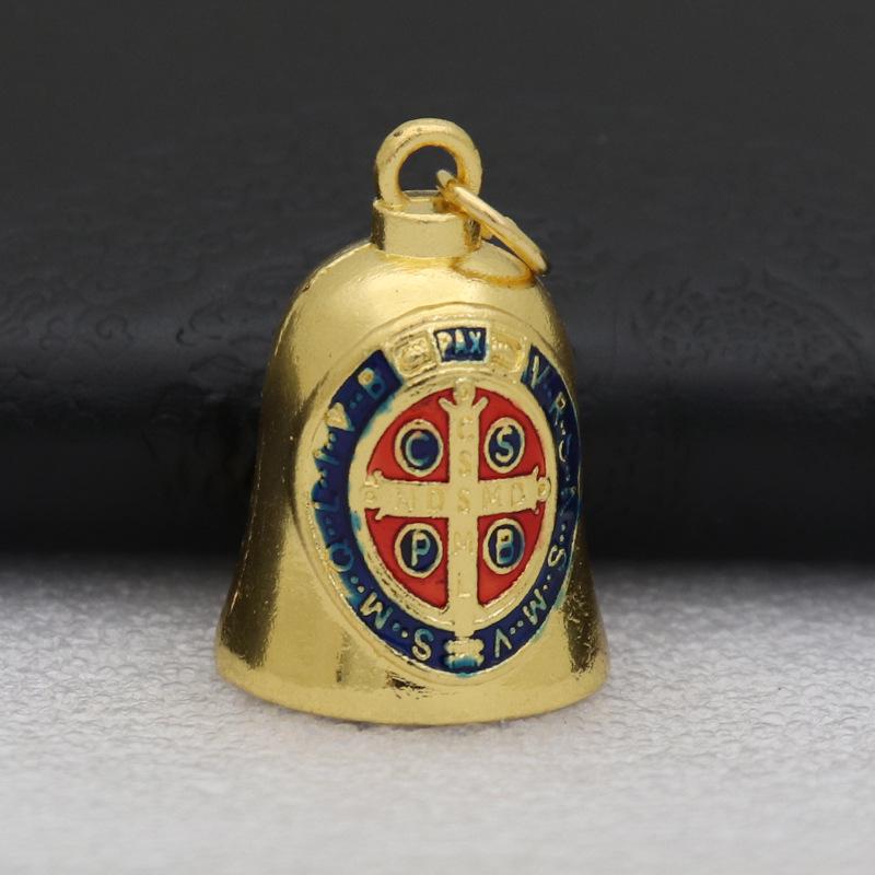 Ретро Металлический Брелок для Ключей с Подвеской-Колокольчиком - Украшение для Автомобиля и Сумки