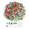 Top Quality Shine Bright with 4800Pcs Merry Alphabet Pentagram Elk Snowflake Christmas Confetti