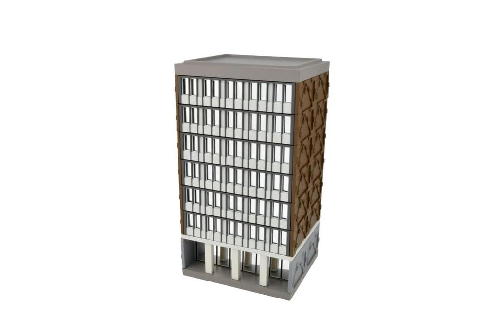 TOMYTEC Building Collection Kenkore 181 Earthquake Reinforced Building Diorama Supplies