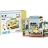 Tsukurundesu® DIY Miniature House Dollhouse DG Series Flower Cafe with Japanese Instructions
