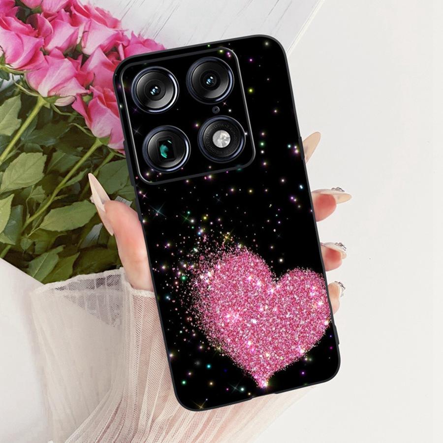 For Motorola Signature 6.8'' Case Cute Cat Cartoons Pattern Soft Silicone TPU Funda For MotoX70 Air Pro Signature Back Covers