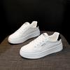 2025 весна маленькие белые туфли новая корейская версия женские студенческие туфли на платформе с увеличенным ростом спортивная обувь для сноуборда повседневная уличная съемка AS05