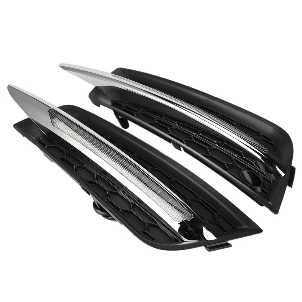 Car LED Daytime Running Lights Fog Lamp 6000K High Brightness Vehicle DRL Lamp