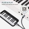 WORLDBOYU Lightning-MIDI кабель USB OTG Type B кабель для некоторых iPad Midi электронные MIDI и USB микрофоны iPhone, модели, контроллеры,