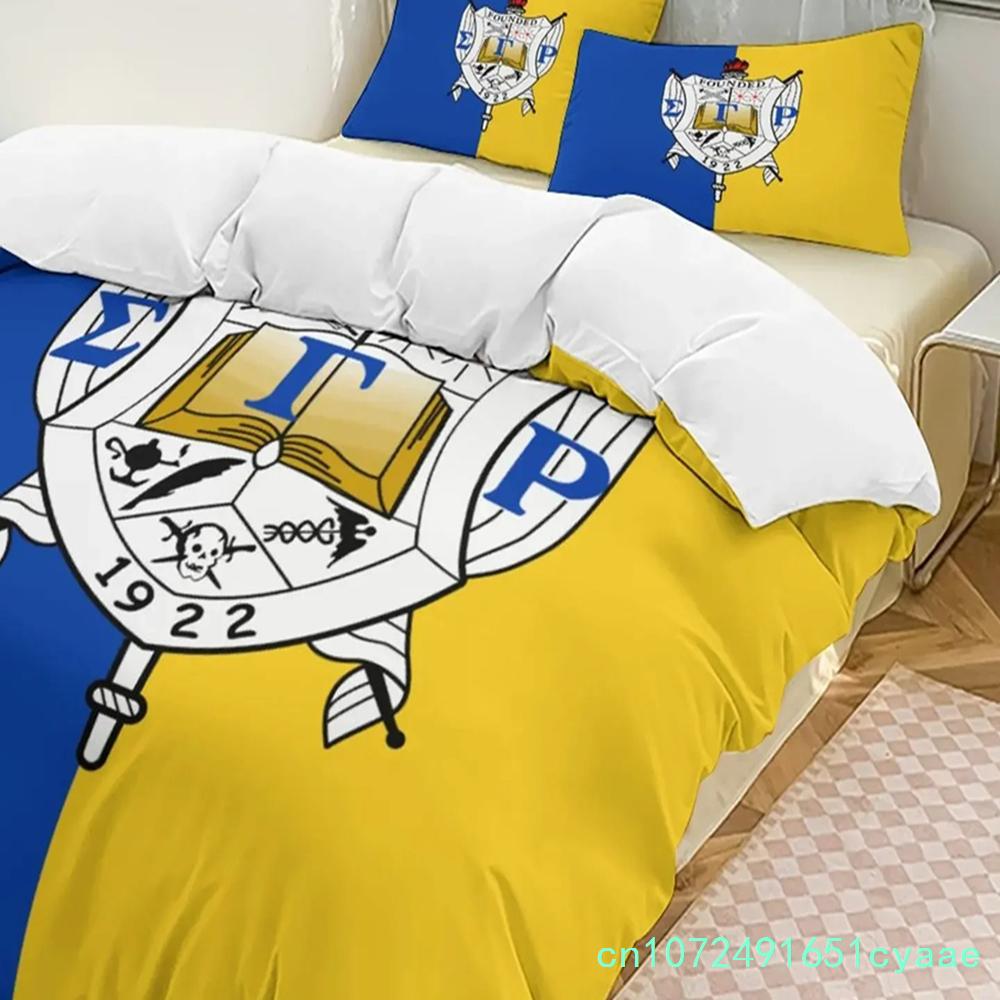 Sigma Gamma Rho SGR Комплект постельного белья для мальчиков и девочек Размер Twin Queen Пододеяльник Наволочка Постельное Белье Детское Взрослое Мода Домашний Текстиль