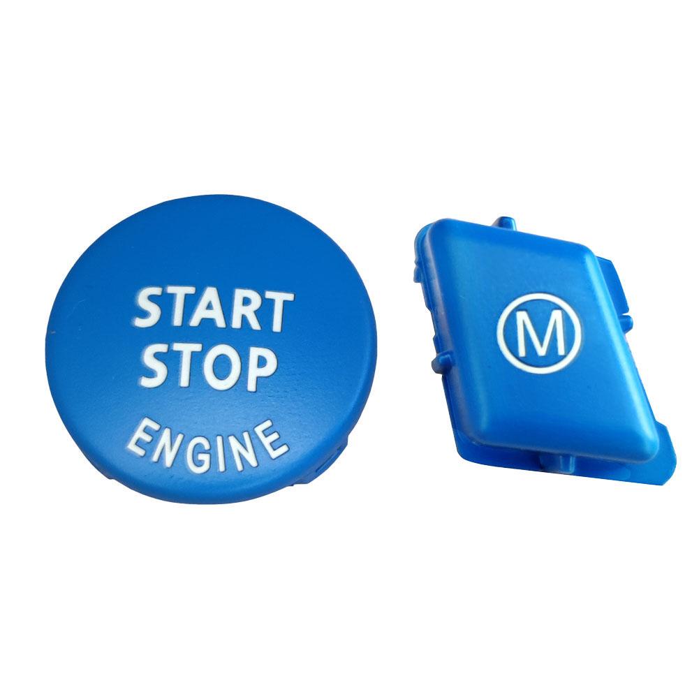 Матовый цвет рулевого колеса M кнопка запуска двигателя для BMW 3 серии E90 E92 E93 M3/1 серии E81 E82 E87 E88/X1