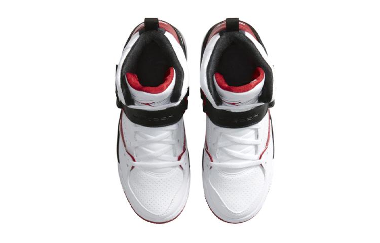 Jordan Кроссовки Flight 45 High White Red Black GS 524865-130