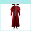 Комплект костюма для косплея Алукарда из Hellsing Ultimate из высококачественных материалов для вечеринок на Хэллоуин и Рождество