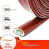 High-Temperature Flame Retardant Fiberglass Silicone Sleeve