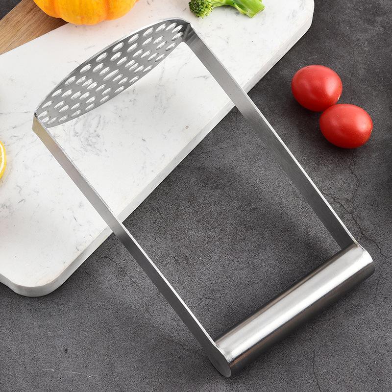 Stainless Steel Potato Masher Sweet Potato Masher Potatoes Pusher Pressed Masher Heavy Duty Kitchen Tool for Mashing Potatoes 3