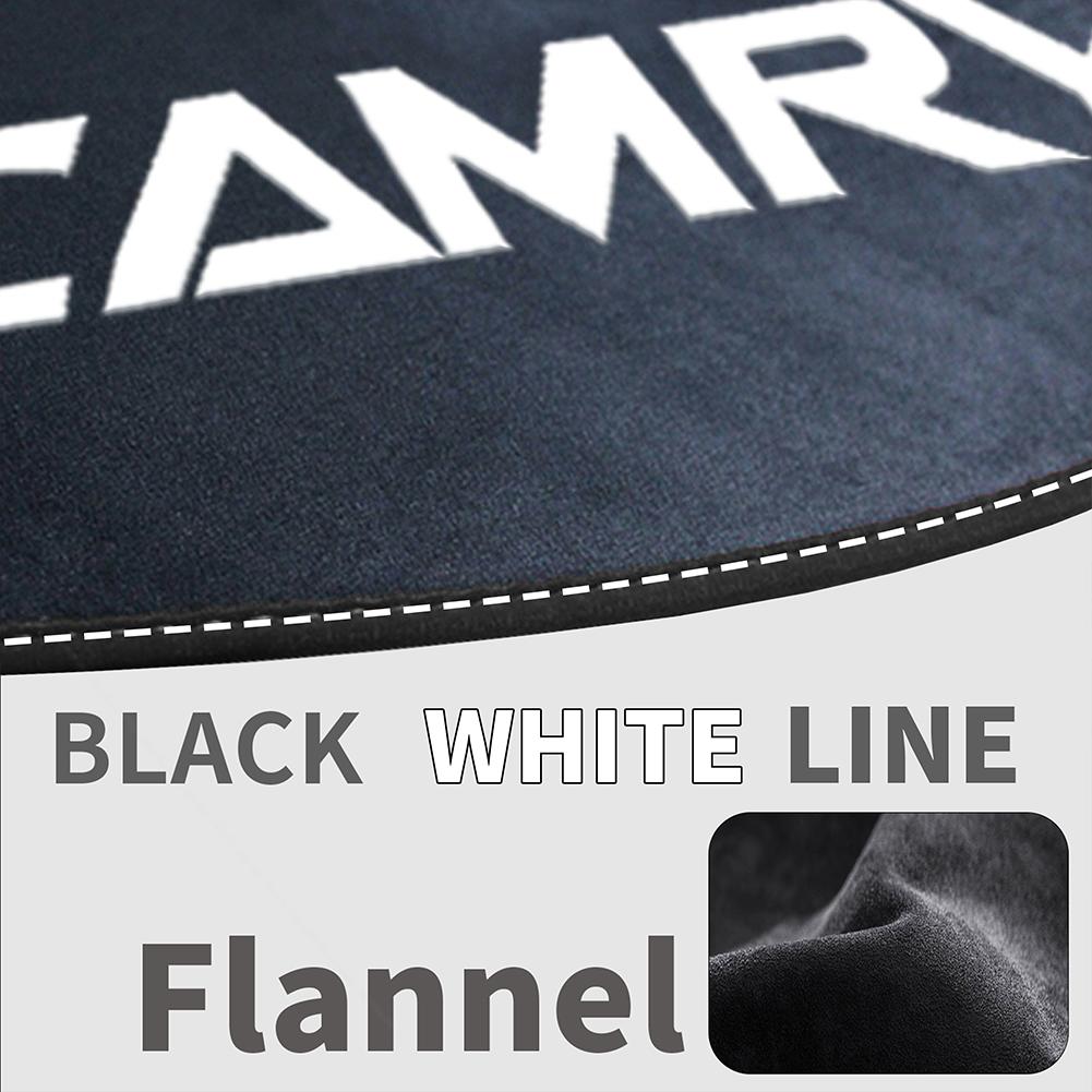 for Toyota Camry XV70 2018- Car Dashboard Cover Dashmat Non‑Slip Protective Dash Mat Pad Auto Accessories