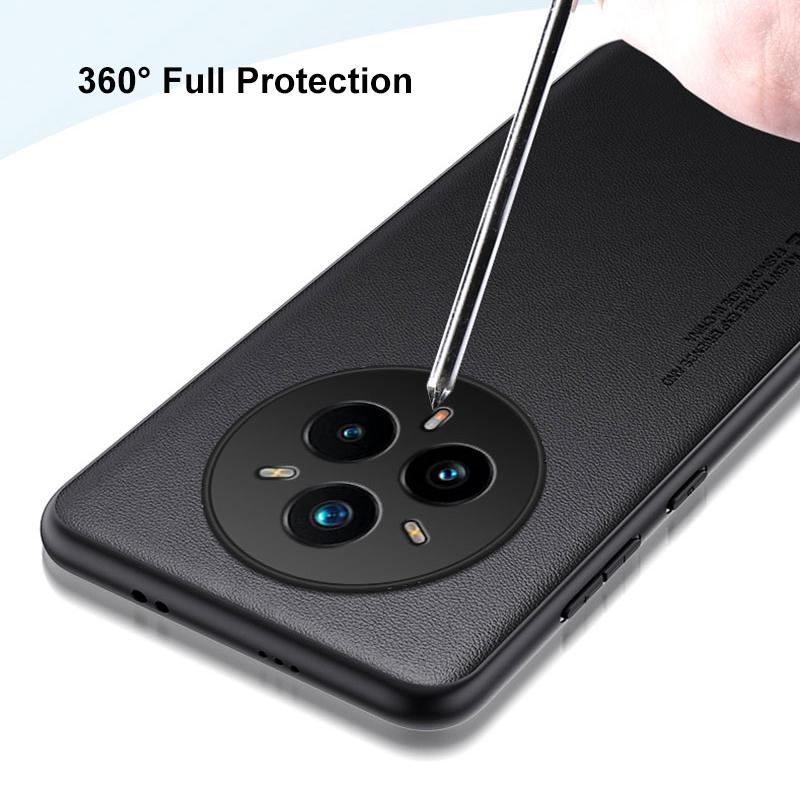 EUCAGR Роскошный чехол из ПУ-кожи для Realme 14 Pro Plus 5G Задняя крышка Ударопрочный чехол для телефона с полной защитой для Realme 14 Pro+