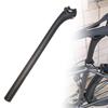 Велосипедный карбоновый подседельный штырь Подседельный штырь BMX со смещением волокна Сверхлегкая велосипедная трубка, матовая