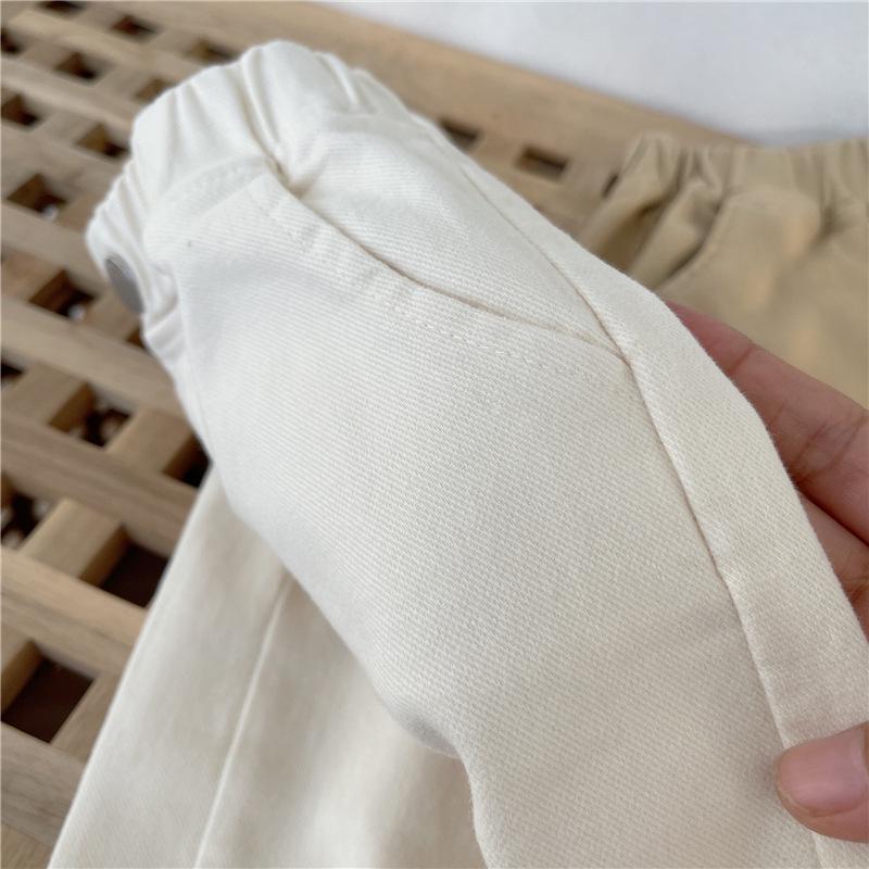 Весенне-осенние хлопковые брюки в корейском стиле для детей: Повседневные брюки для мальчиков и девочек