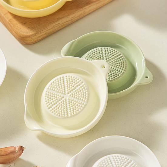 Керамическая терка для имбиря Портативная чаша для измельчения Сочный Вкусный Инструмент для измельчения фруктов, овощей, чеснока, сыра