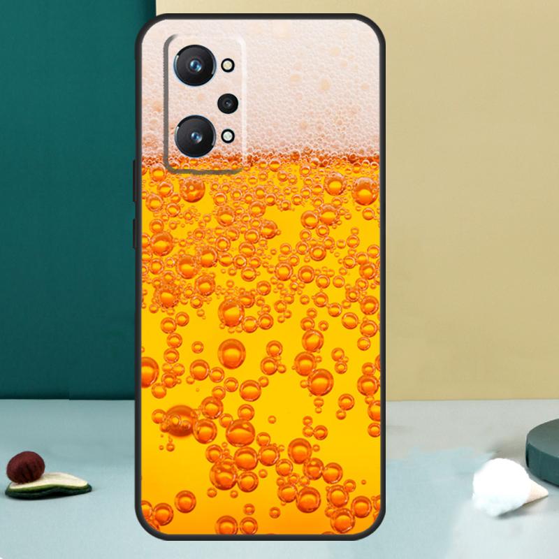 Чехол со стеклом пива и алкоголем для Realme 11 10 12 13 14 Pro Plus GT 7 6 5 Pro GT 6T C67 C61 C53 C51 C21Y C25S C75 C55