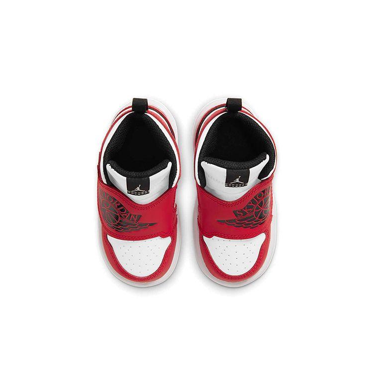 Air Jordan Sky Jordan 1 TD Chicago Детские кроссовки Красный Белый Университет-Красный BQ7196-106