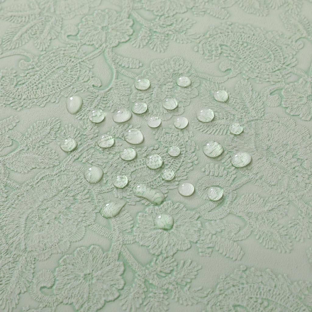 PU Leather Waterproof and Oil-proof Tablecloth Embossed Tablecloth Thickened Cloth Heat-insulating Light Luxury High-end Tablecloth