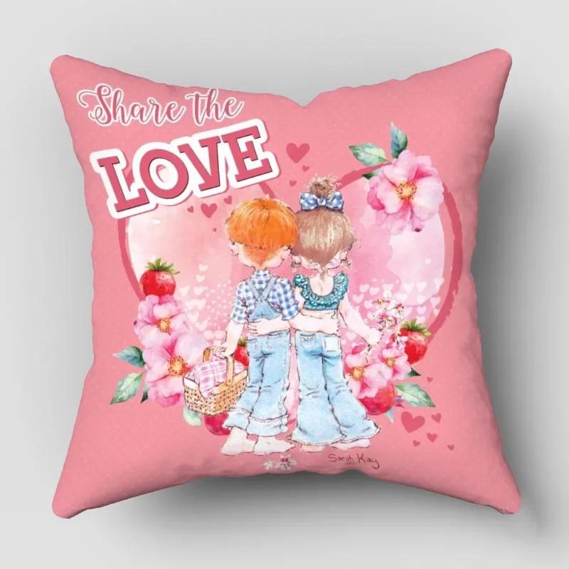 Pilow Cases Sarah Kay Cartoon Pillowcases Decorative Pillows For Sofa Car Decoration Cushion Cover Wjy12.25