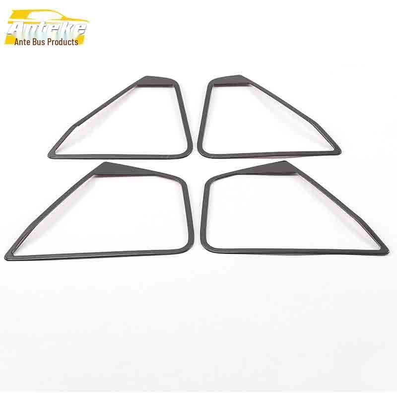 Karoq Car Speaker Stainless Steel Decorative Ring Stickers