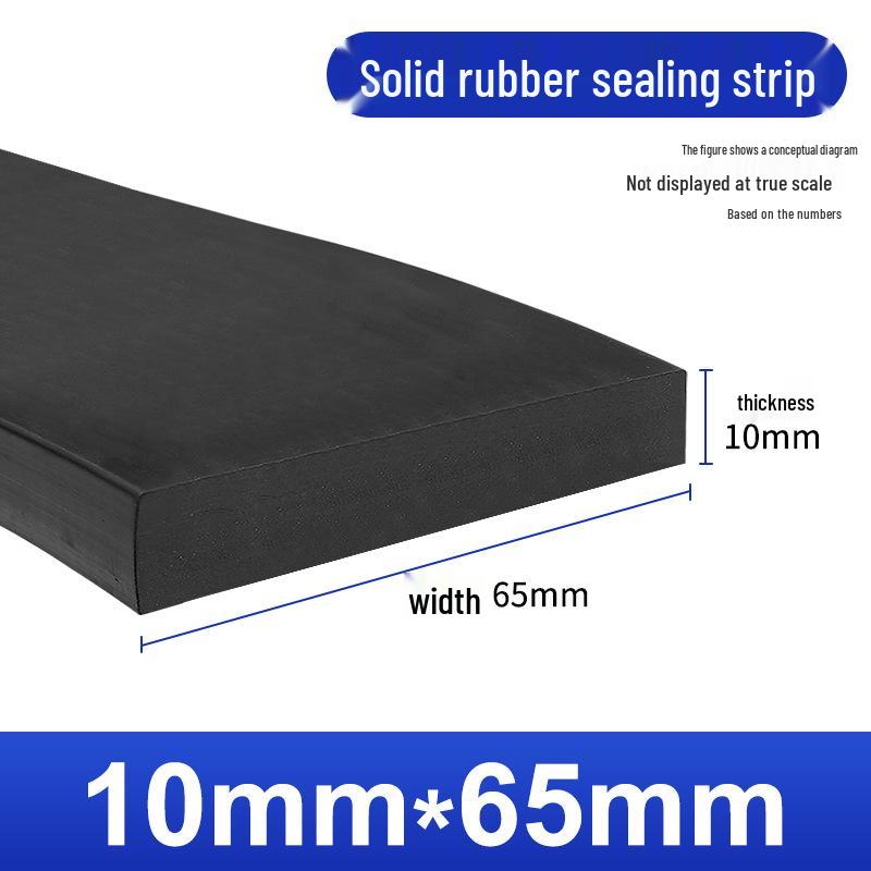 Nitrile Rubber Strip: Oil & Pressure-Resistant Shock Absorbing Glass Pad for Sealing & Joint Support