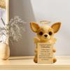 Мемориальный Позитивный Вязаный Щенок Эмоциональная Поддержка Ангел Собака Ручная Работа Позитивное Вязаное Животное