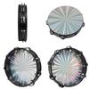 8/10 Inches Tambourine Laser Pattern Orff Instrument Percussion For Children Enlightenment Jingle Bells Reflective Drum Handbell