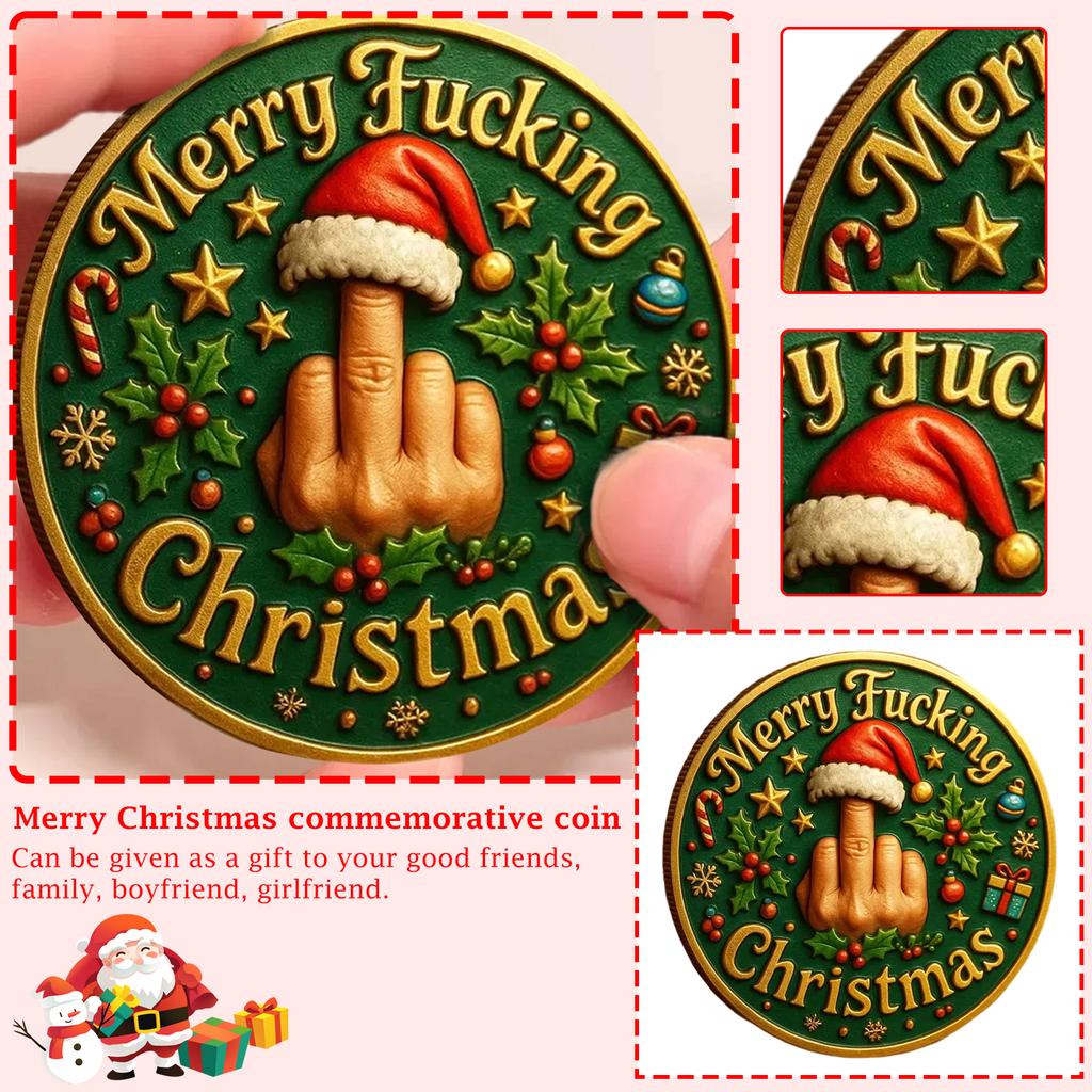 Merry Christmas Coin Commemorative Coin, Gift For Friends