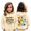 Детская мода повседневная верхняя часть с принтом музыкальной игры пуловер свитшот
