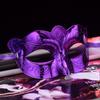 Plastic Water Ripple Mask Half Face Carnival Costume Props Simple Masquerade Mask  Decoration