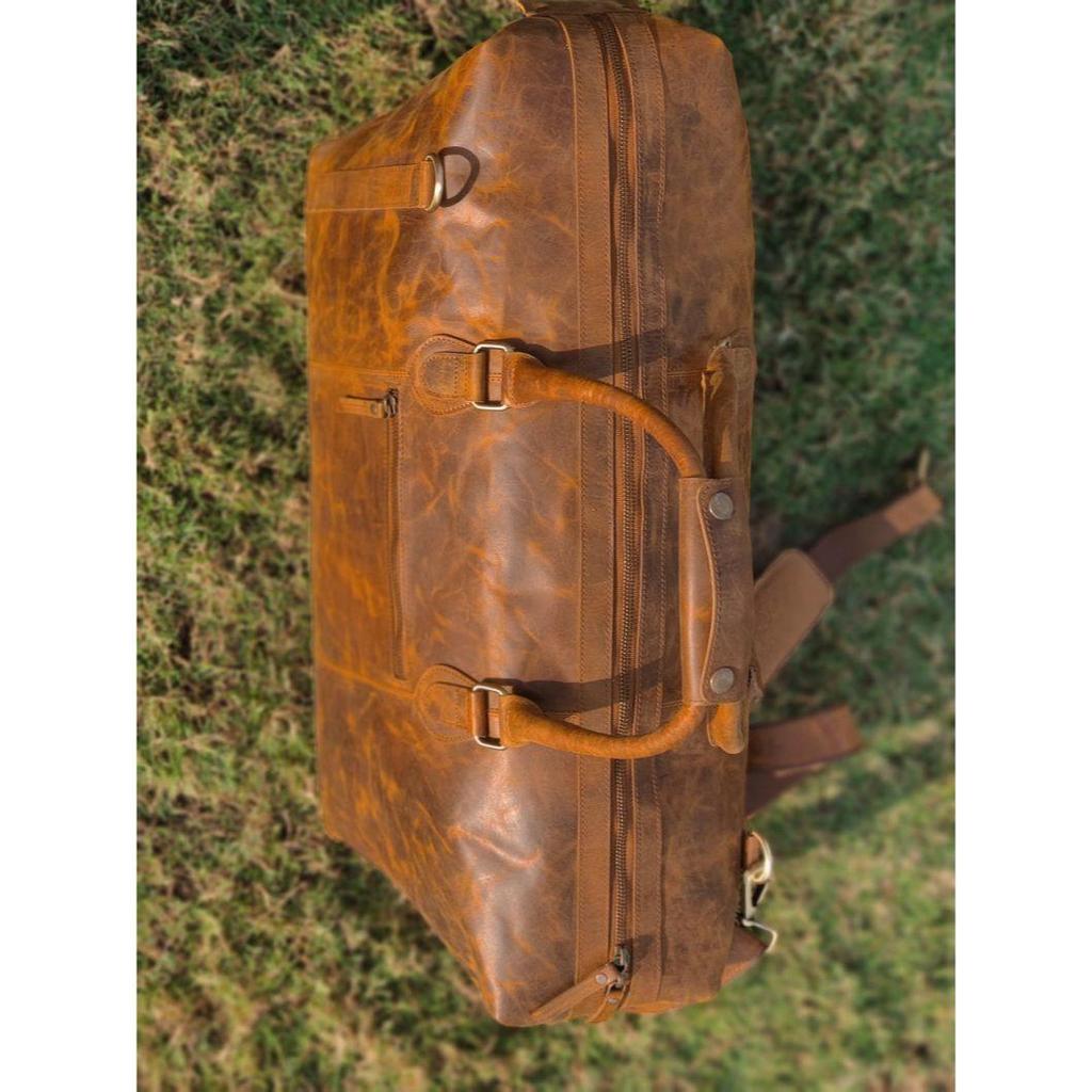 Leather Duffel Bag Men Leather Weekender Overnight Bag Leather Gym Bags Holdall Weekend Bag Travel Bag for Men Vacation Christmas Duffle Bag