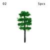 Artificial Scenery Trees Railroad Decoration Miniature Flower Tree Building Landscape Accessories