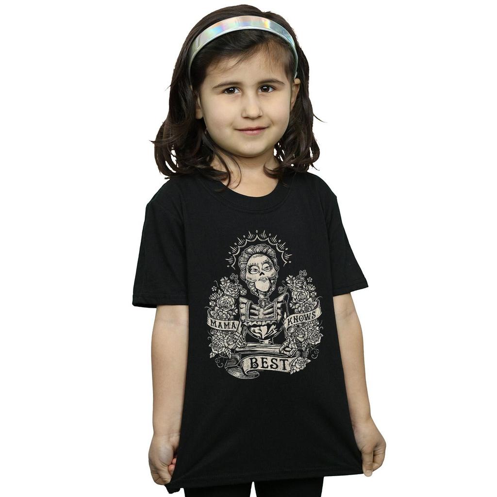 Disney Girls Coco Mama Knows Best Cotton T-Shirt
