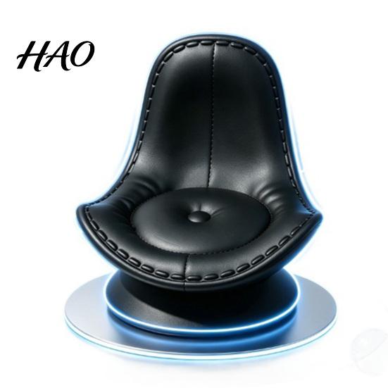 Storage Holder for Earrings Rings Cute Sofa Shaped Cellphone Stand, Miniature Faux Leather Mobile Phone Stand Desk with Rotating Base Multi-functional