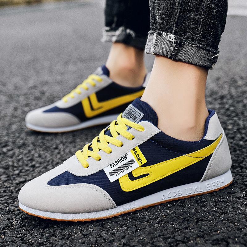 Новые осенние мужские модные и универсальные кроссовки мужские на шнуровке балетки для отдыха на открытом воздухе сетчатые дышащие повседневные легкие туфли Zapatillas