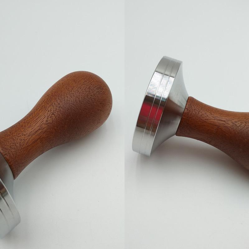 49/51/53/58 мм аксессуары для молотков для кофемашин, молоток для кофе, пресс для порошка из дерева и нержавеющей стали 304