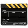 Acrylic 30x25cm Clapperboard Director Movie Clappers Film and Television Photography Prop