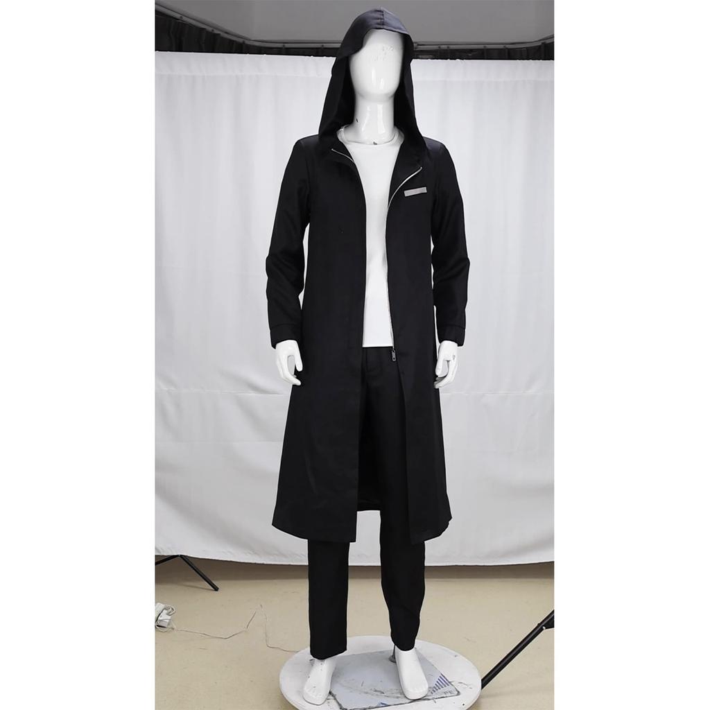 Косплей Костюм для ролевой игры Костюм-тройка с капюшоном Ветровка с короткими рукавами Футболка Брюки