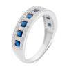 Серебряное кольцо с сапфиром nano 1.213ct, вес изделия 3,41 гр (2203728)
