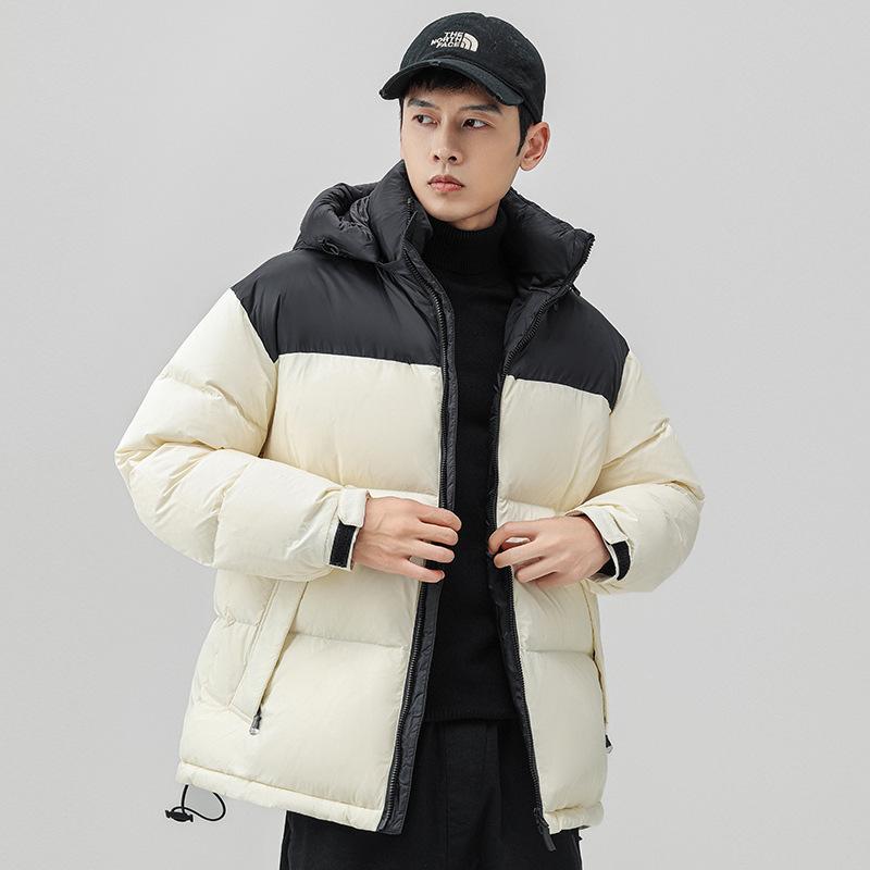 Down Jacket Men's New Winter Product 90% White Duck Down Short Jacket Men's Loose Trendy Casual Winter Wear Thickened Men's Wear