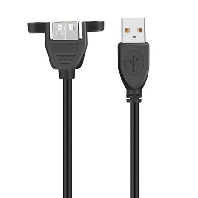 Дорожный USB-кабель «папа-мама» с фиксирующим ушком, кабель для быстрой зарядки и синхронизации данных для нескольких устройств, длиной от 1 м до 3,0 м
