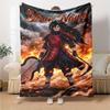 Naruto Character Personalized Text Blanket Lightweight Personalized Blanket Comfortable Great for Chair Office Nap Office Chair Four Seasons Universal