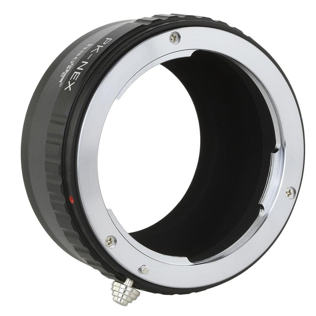 Haoge Lens Mount Adapter for Pentax K PK Mount Lenses to Sony NEX Including and VG20 E-Mount Cameras, NEX-3, NEX-5, NEX-5N, NEX-7, NEX-7N, NEX-C3,