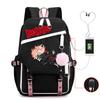 Riman Dandadan Bold Party Peripheral Printed Backpack Korean Version Ins Style Casual Student Schoolbag