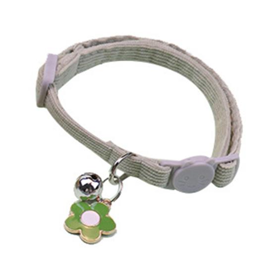 Ошейник для питомца Цветочное украшение Износостойкий вельветовый Щенок Котенок Ремешок на шею Ожерелье для питомца Реквизит для фотосъемки Товары для питомцев