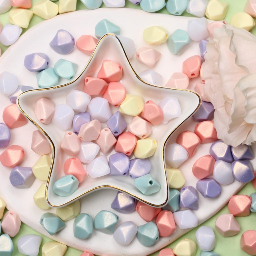 Макароны цветные с отверстием ювелирные изделия аксессуары ремесла DIY многоцветные 10 шт геометрия браслет ожерелье изготовление модные акриловые свободные бусины