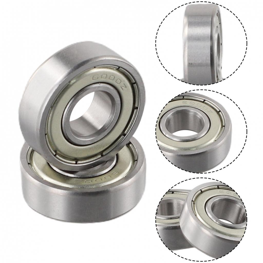 Pair of High Quality Bicycle Wheel Hub Bearings 6000ZZ 60002RS 10x26x8mm